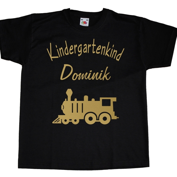 Kinder T-Shirt mit Lokomotive